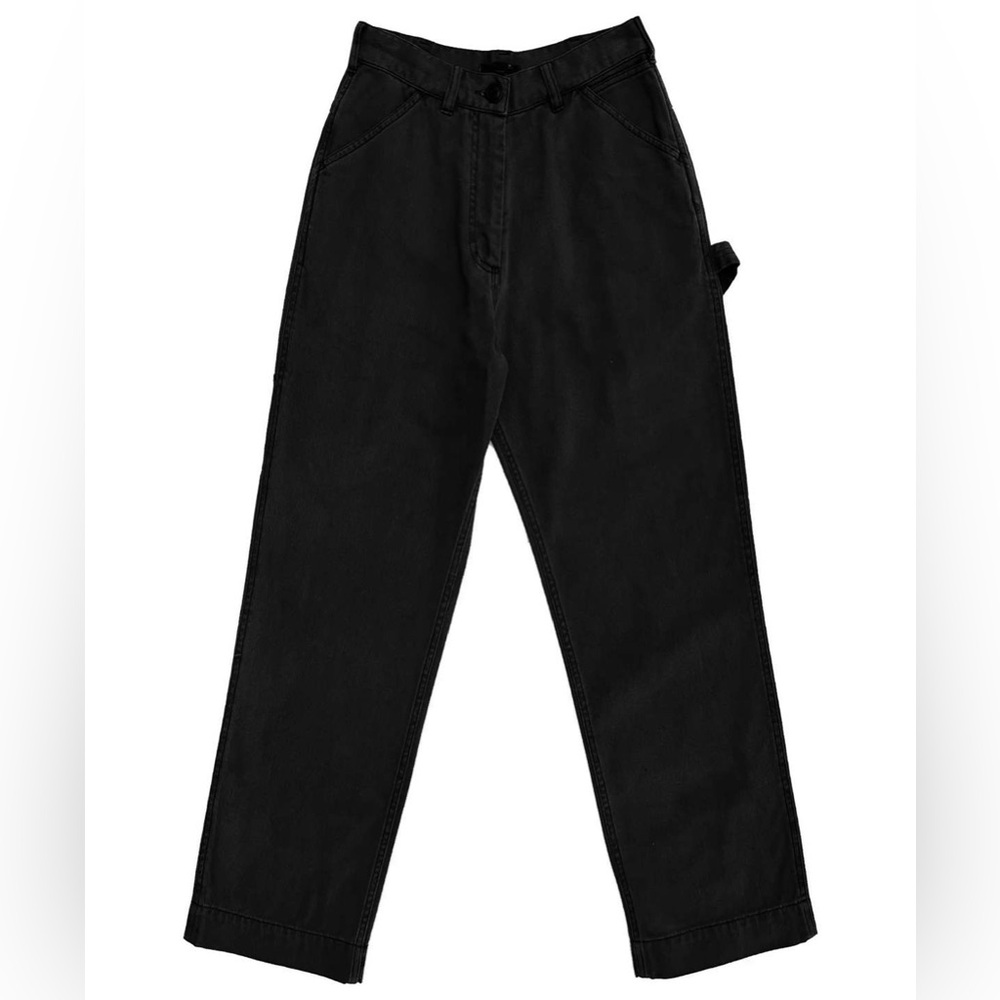 Ali Golden Painter Pants in Faded Black, Size Large NWT